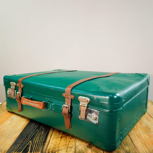 Grüner Koffer, Vintage-Vintage Kontor-Vintage Kontor