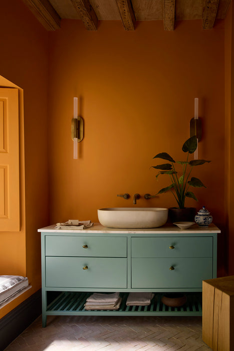 LITTLE GREENE Farbe - Ashes of Marigold - 350-Farbe-Vintage Kontor-Absolute Matt Emulsion-1 l-Vintage Kontor