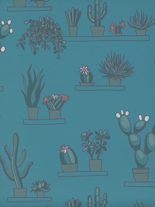 LITTLE GREENE Tapete - Mr Straw's Greenhouse - Air Force Blue-Tapete-Vintage Kontor-Vintage Kontor