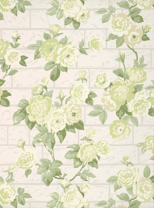 LITTLE GREENE Tapete - Rose Garden - Slaked Lime-Tapete-Vintage Kontor-Vintage Kontor