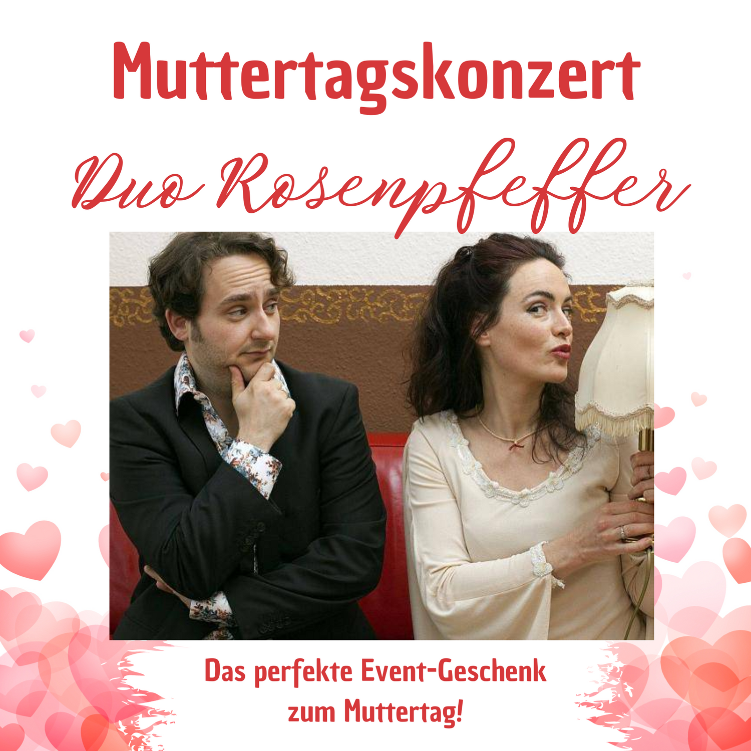 Mother's Day concert with Duo Rosenpfeffer on May 12, 2024