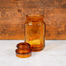 Amber Glas, Apothekerglas, Vorratsbehälter -