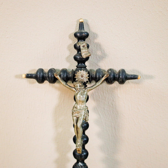 Antikes Kreuz-Kruzifix-Vintage Kontor-Vintage Kontor