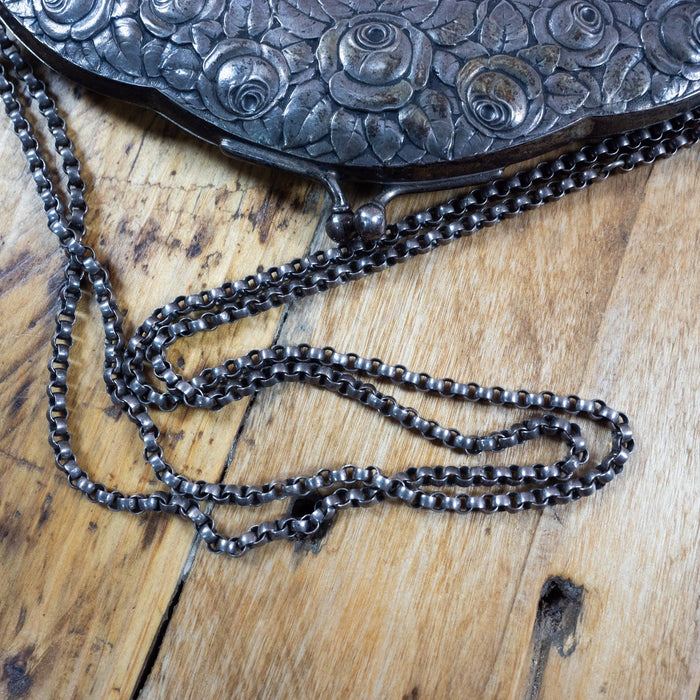 Antikes Perlentäschchen mit Silberverschluß-Vintage Kontor-Vintage Kontor