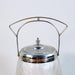 Art Deco Eisbehälter, Eiseimer oder Keksdose aus Glas -
