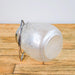 Art Deco Eisbehälter, Eiseimer oder Keksdose aus Glas -