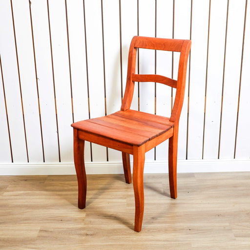 Biedermeier Stuhl aus Kirschholz, aufgearbeitet -