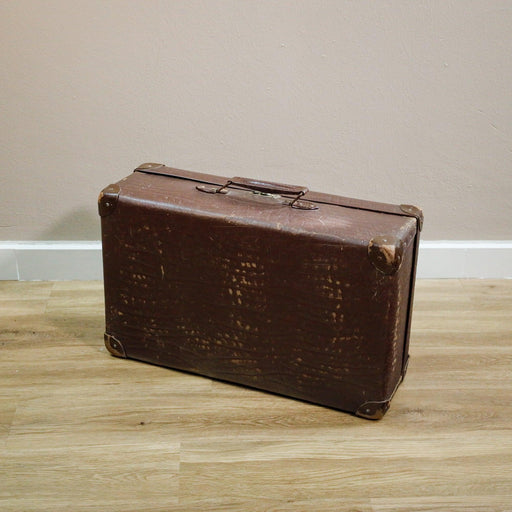 Brauner Koffer, Vintage-Vintage Kontor-Vintage Kontor