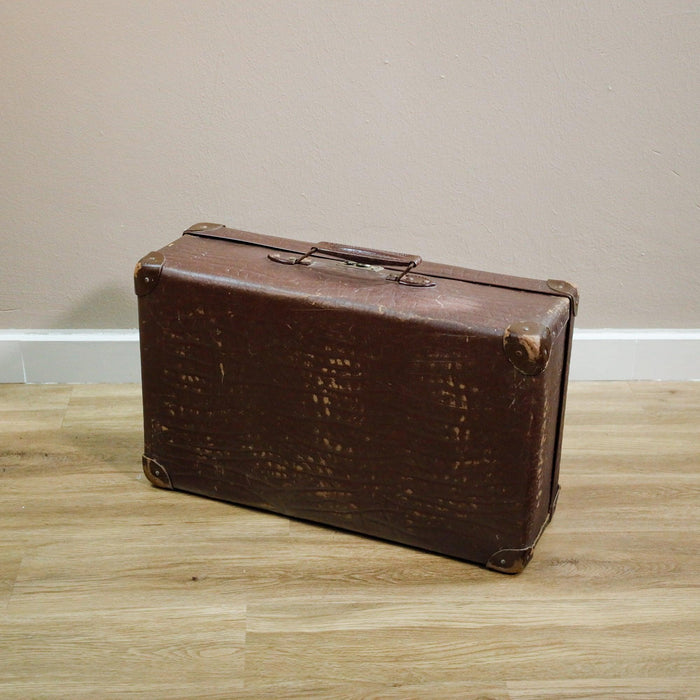 Brauner Koffer, Vintage -