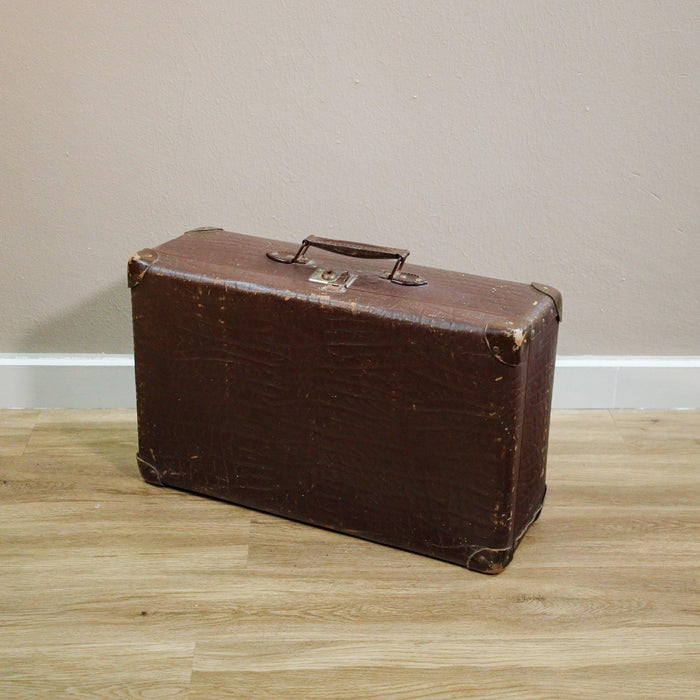 Brauner Koffer, Vintage -