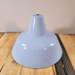 Emaille Deckenlampe in blaugrau -