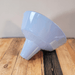 Emaille Deckenlampe in blaugrau -