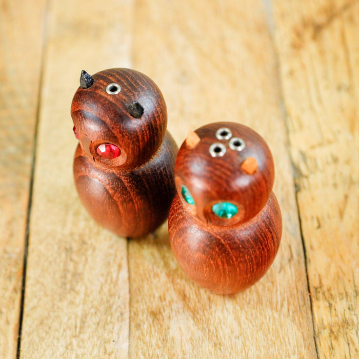 Eulen Teak, Salz und Pfeffer-Vintage Kontor-Vintage Kontor