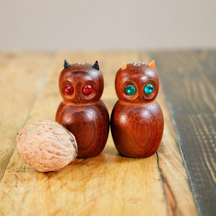 Eulen Teak, Salz und Pfeffer-Vintage Kontor-Vintage Kontor