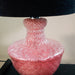 Glas Tischlampe rosa, 70ger-Vintage Kontor-Vintage Kontor