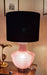 Glas Tischlampe rosa, 70ger-Vintage Kontor-Vintage Kontor