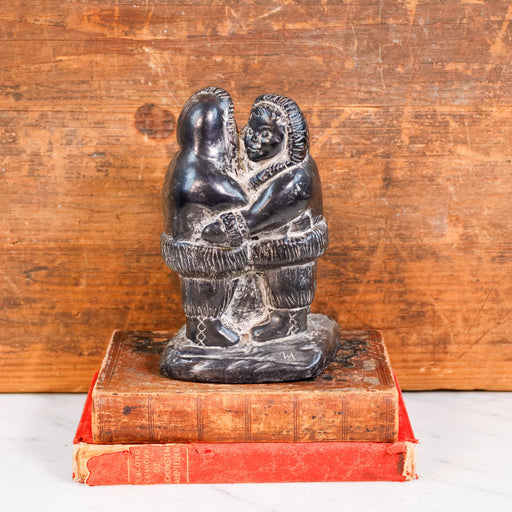 Inuit Skulptur aus Speckstein-Figuren, Skulpturen & Statuen-Vintage Kontor-Vintage Kontor