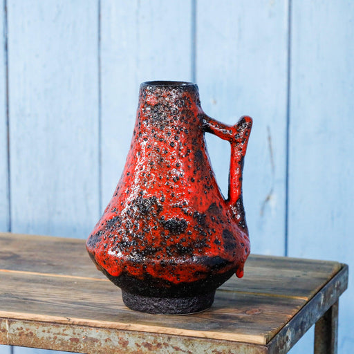 Jopeko Fat Lava Vase in rot-Blumenvase-Vintage Kontor-Vintage Kontor