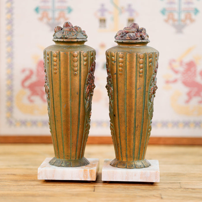 Jugendstil Vase, Set von 2 Stück -