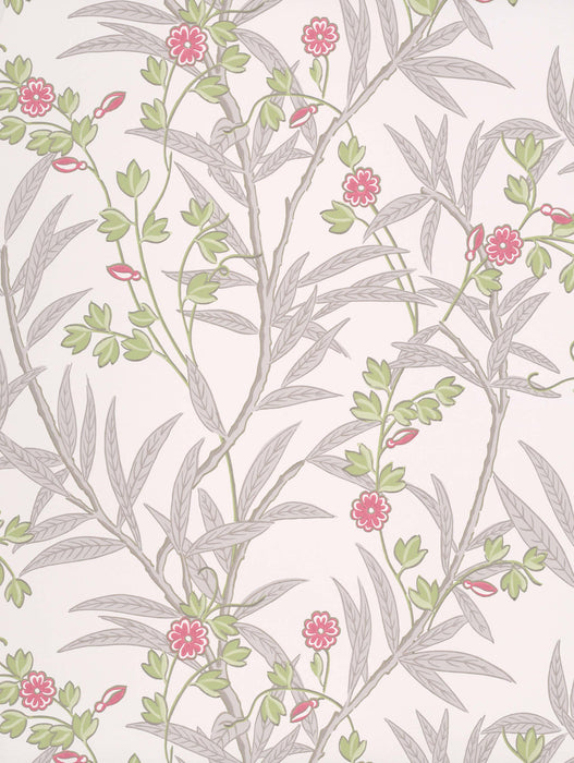 LITTLE GREENE Tapete - Bamboo Floral - Leather -