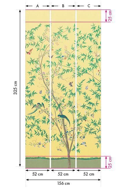 LITTLE GREENE Tapete - Belton Scenic - Sunbeam-Tapete-Vintage Kontor-Vintage Kontor