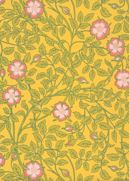 LITTLE GREENE Tapete - Briar Rose - Indian Yellow-Tapete-Vintage Kontor-Vintage Kontor