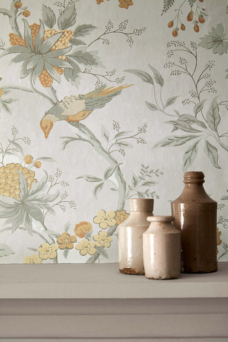 LITTLE GREENE Tapete - Brooke House - Cinder-Tapete-Vintage Kontor-Vintage Kontor