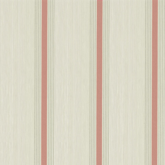 LITTLE GREENE Tapete - Cavendish Stripe - Brush Red -