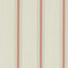 LITTLE GREENE Tapete - Cavendish Stripe - Brush Red -