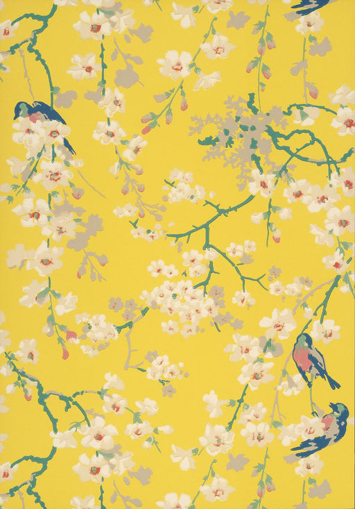 LITTLE GREENE Tapete - Massingberd Blossom - Yellow -