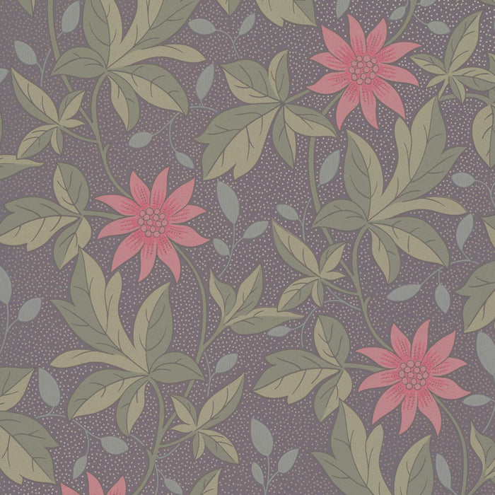 LITTLE GREENE Tapete - Monroe - Pink Flower-Tapete-Vintage Kontor-Vintage Kontor