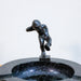 Marmor Aschenbecher mit Skulptur von Beck -