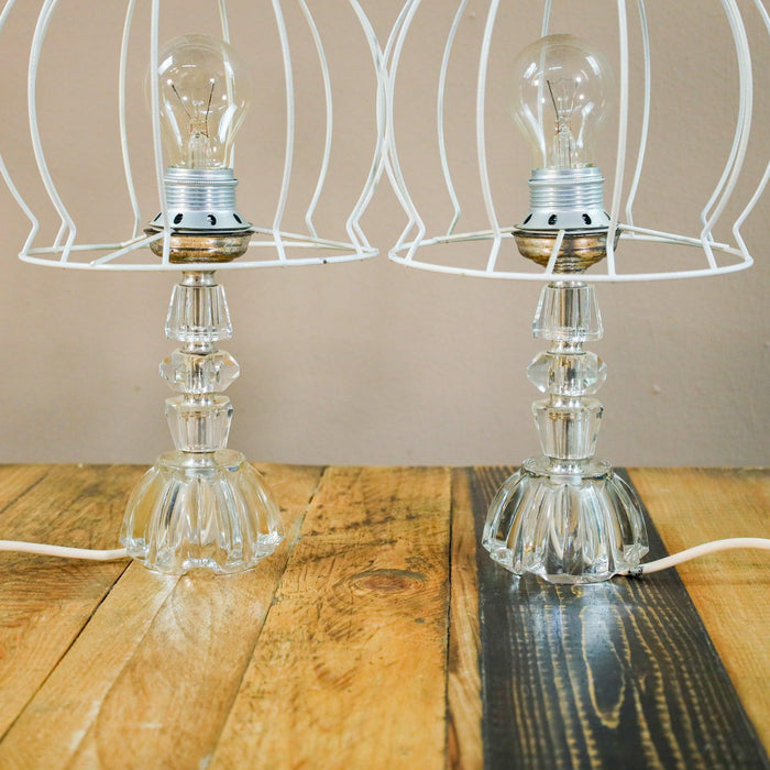 Nachttischlampen aus Glas-Tischlampe-Vintage Kontor-Vintage Kontor