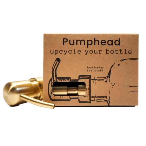 PUMPHEAD - upcycle your bottle, Gold-Pumphead-Vintage Kontor-Vintage Kontor