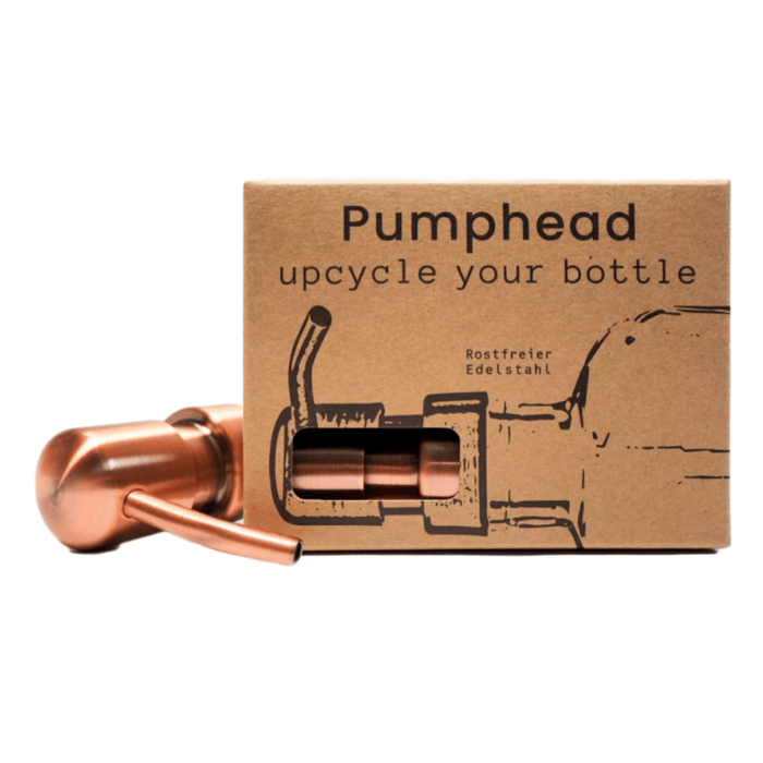 PUMPHEAD - upcycle your bottle, Kupfer -