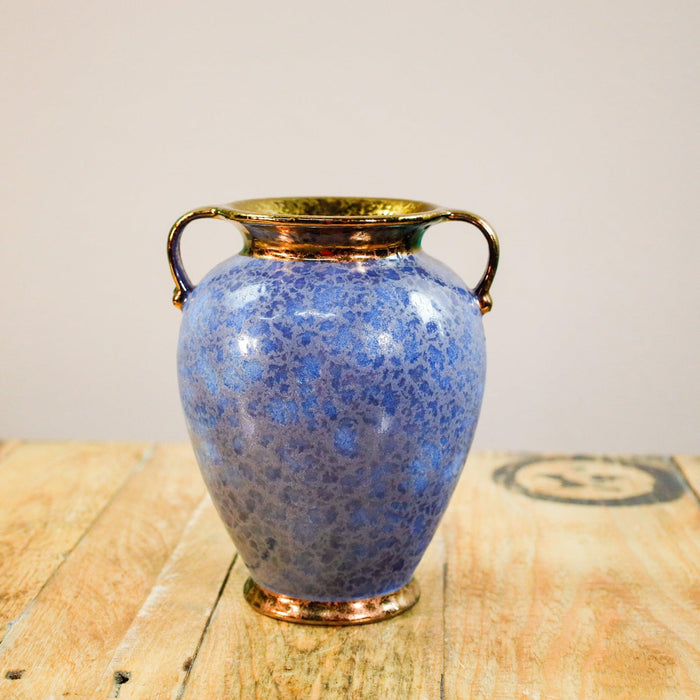 Scheurich, Vase in blau und gold -