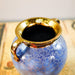 Scheurich, Vase in blau und gold-Vintage Kontor-Vintage Kontor