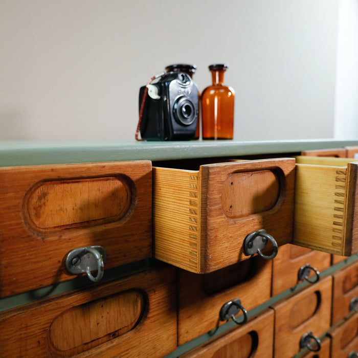 Schubladenschrank, Werkstattschrank, aufgearbeitet-Schubladenschrank-Vintage Kontor-Vintage Kontor