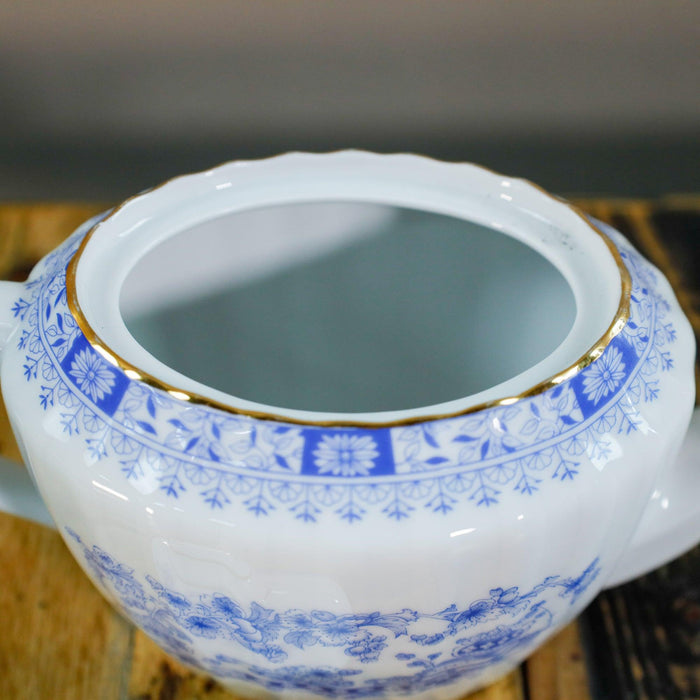Teekanne Seltmann Weiden Dorothea, China Blau-Vintage Kontor-Vintage Kontor