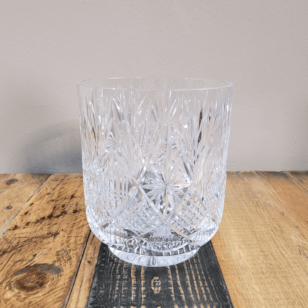 Vase oder Eisbehälter, Bleikristall