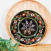 Verzierter Wandteller mit Folklore Muster-Vintage Kontor-Vintage Kontor