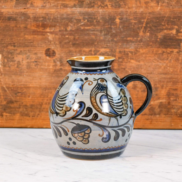 Vintage Keramik Krug mit Bemalung -