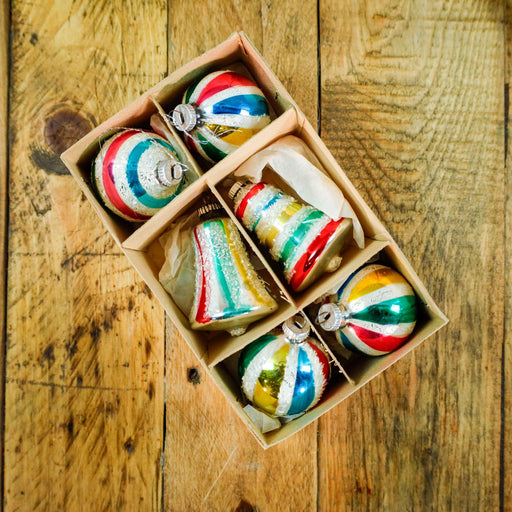 Vintage Weihnachtsbaumschmuck, bunt-Vintage Kontor-Vintage Kontor