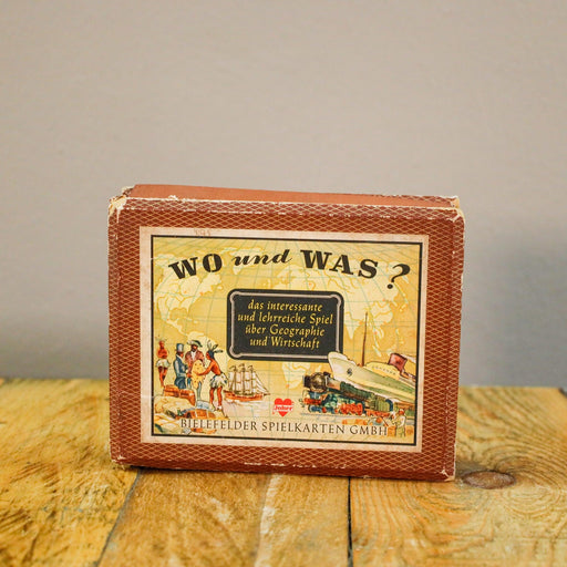 Wo und Was, Kartenspiel-Vintage Kontor-Vintage Kontor