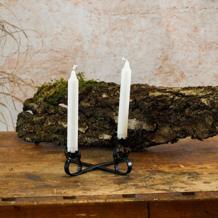 Rustikaler Kerzenhalter für 4 Kerzen-Vintage Kontor-Vintage Kontor