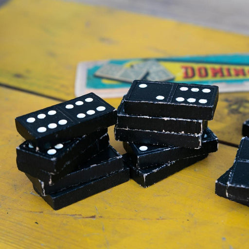 Domino Spiel in Holzkiste -