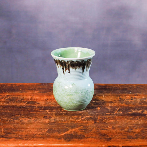 Grüne Vase, Blumenvase-Vase-Vintage Kontor-Vintage Kontor