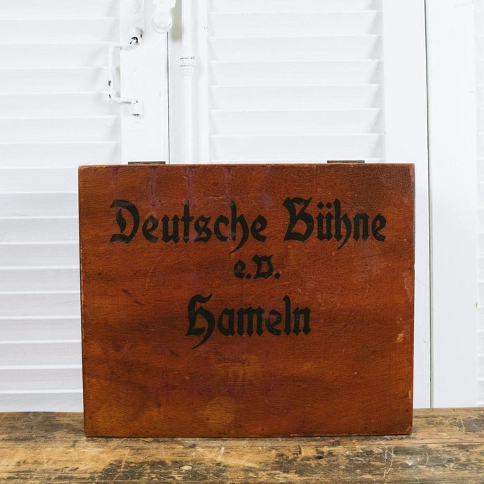 Holzkiste aus dem Theater Hameln-Vintage Kontor-Vintage Kontor