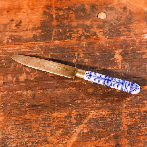 Jugendstil Obstmesser mit Streublumen-Obstmesser-Vintage Kontor-Vintage Kontor