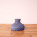 Kleine blaue Vase von Ceramano, handgearbeitet-Glas, Keramik, Porzellan-Vintage Kontor-Vintage Kontor